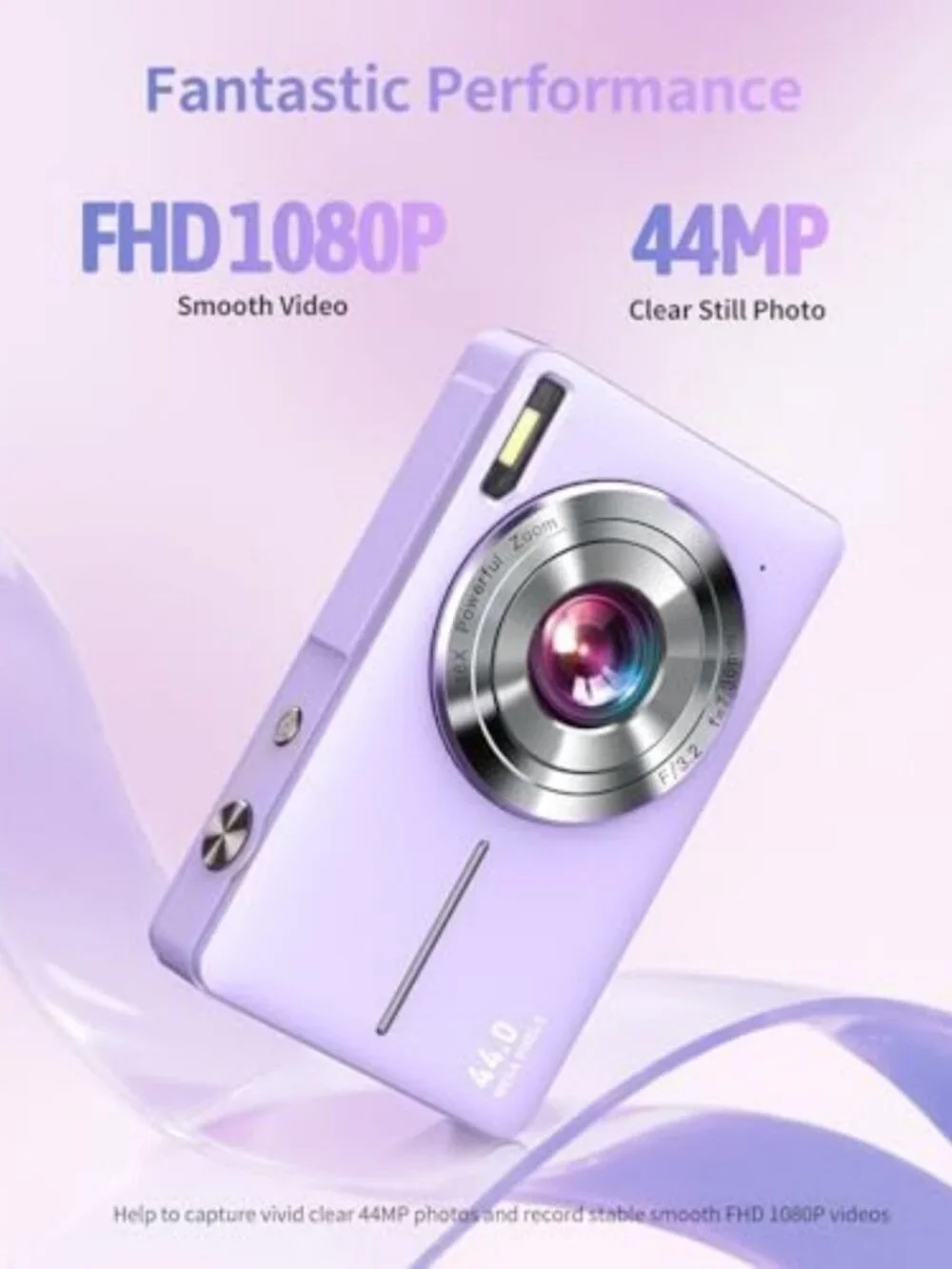 FHD 1080P Digital Camera for Kids & Teens | Easy Point & Shoot Starter Camera